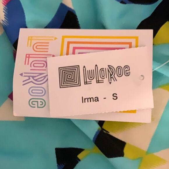 LuLaRoe Irma top Small NWT - Picture 3 of 3
